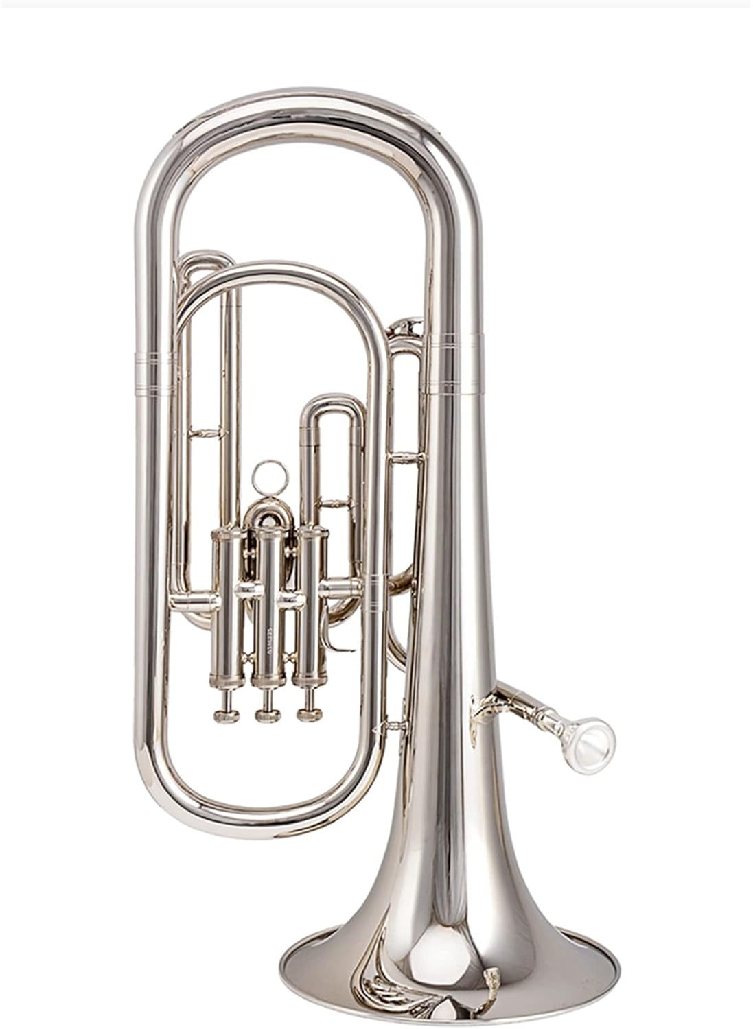 Mid-bass Instrument B Flat Three-Key Trumpet Tambourine Brass Instrument Student Euphonium