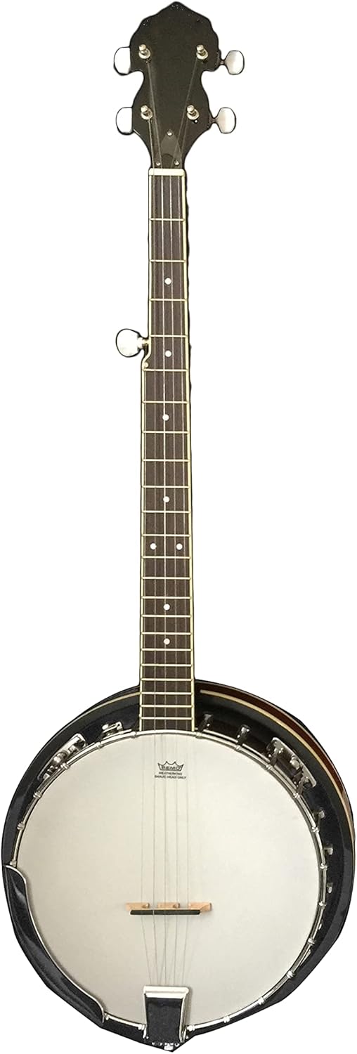 5-String Banjo 24 Bracket with Closed Solid Back and Geared 5th Tuner