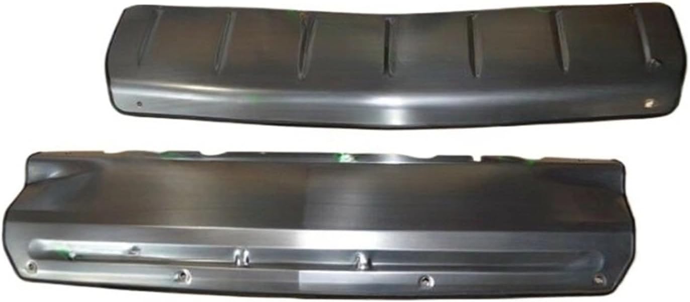 Compatible For Cadillac SRX 2010-2015, Car Front&Rear Bumper Stainless Guard Plate Trim 2pcs