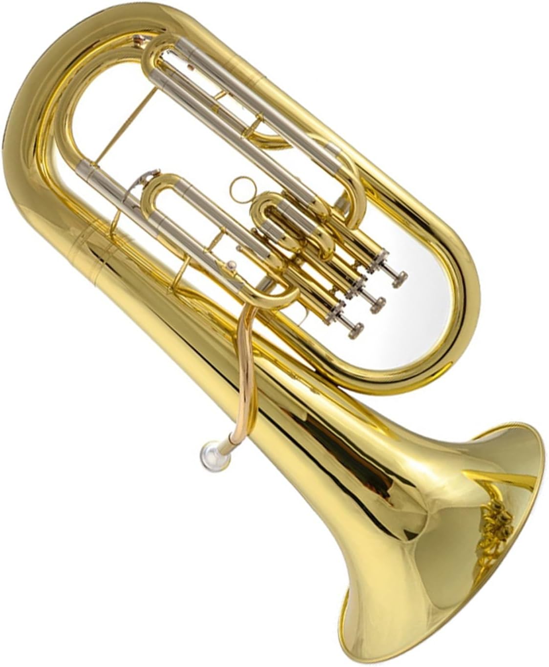 Euphonium For Beginners B Flat Key Three Upright Professional Brass Instrument Euphonium All-brass Instrument