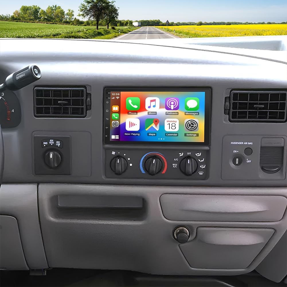 Android 13 Double Din Car Stereo Radio for 1999-2004 Ford F250 F-350 7