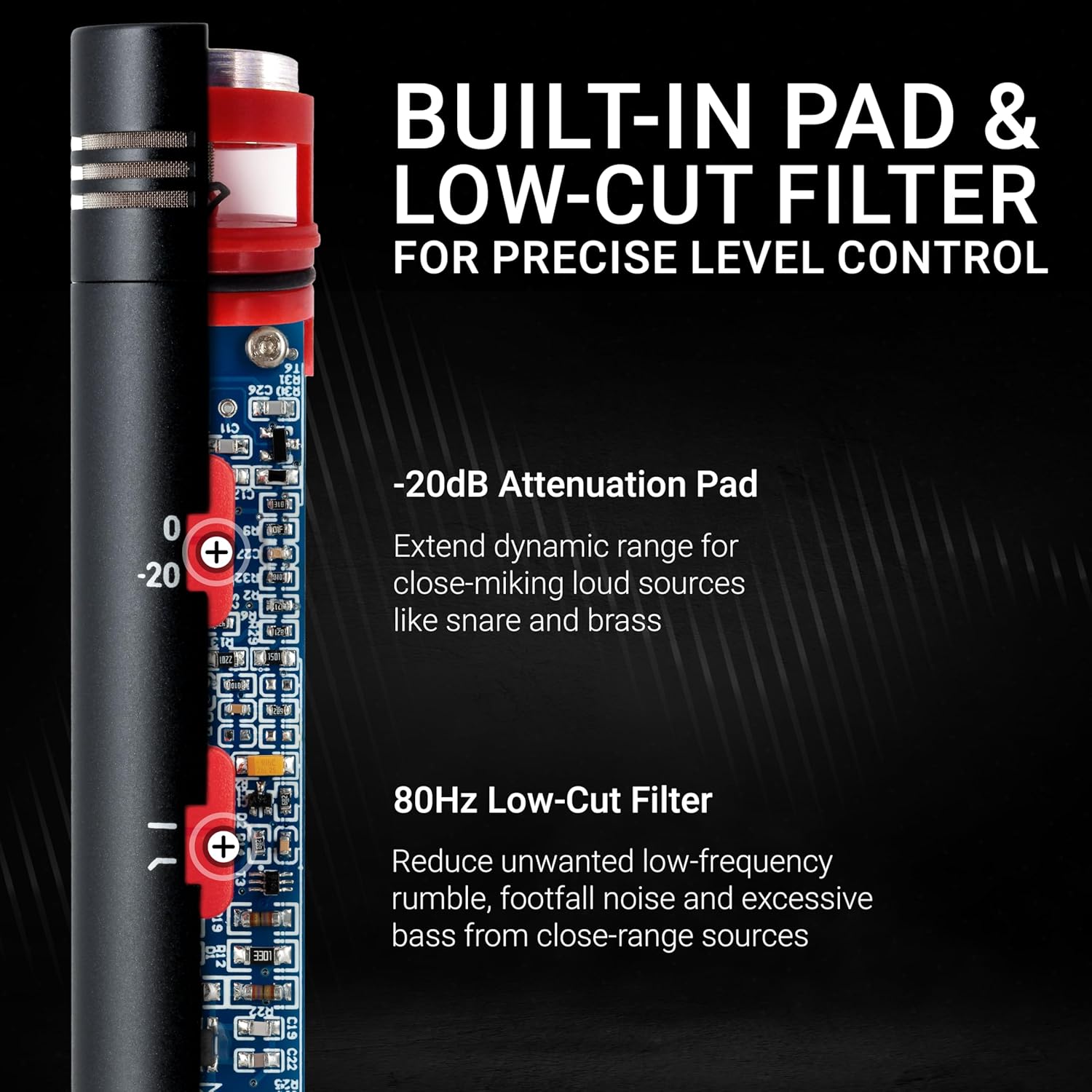 SE ELECTRONICS - sE7 Small Diaphragm Cardioid Condenser Microphone with Clip, Factory Matched Pair