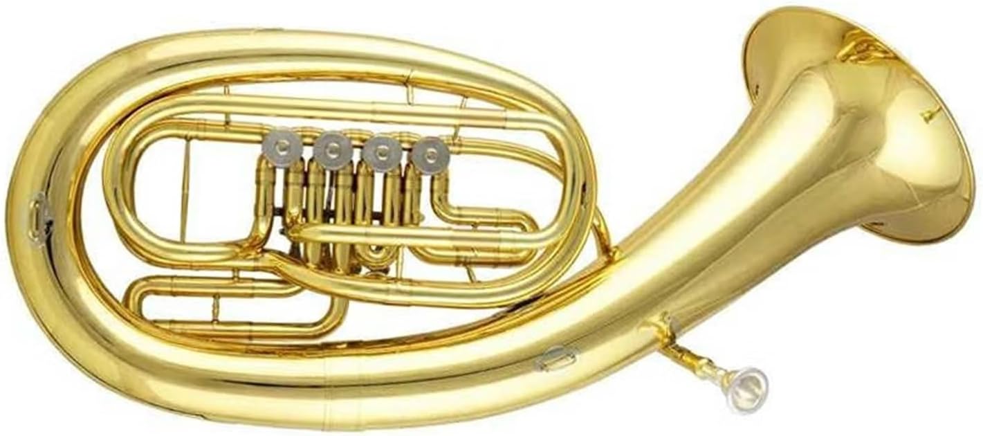 4 Key Flat Euphonium In Gold Suitable For Beginners To Play And Practice Euphonium All-brass Instrument
