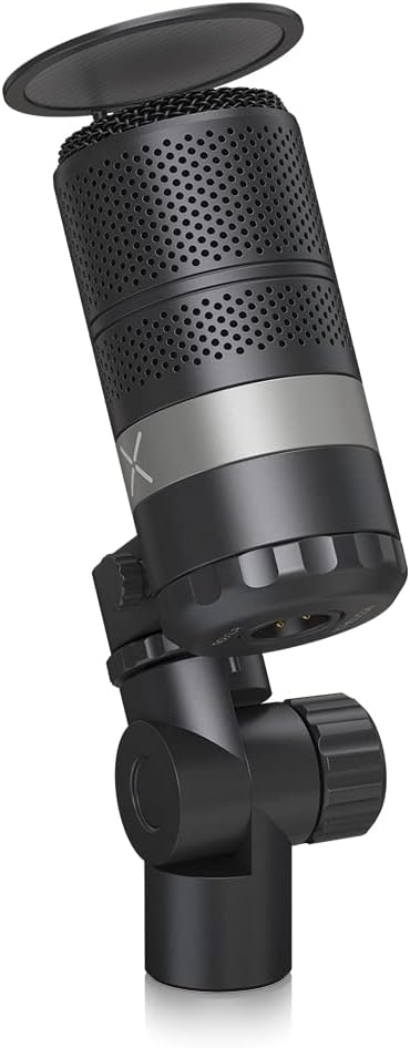 TC-Helicon GoXLR MIC Dynamic Broadcast Microphone with Integrated Pop Filter, Black
