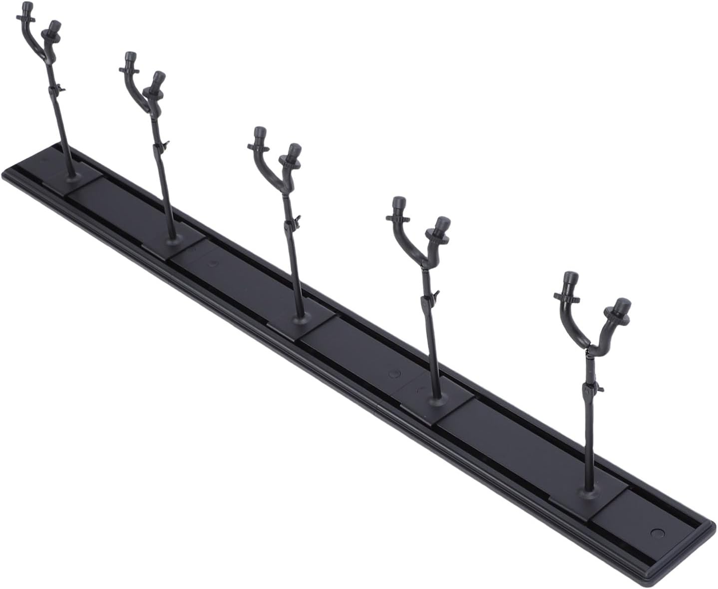 Guitar Wall Mount 5 Adjustable Hooks Metal Hanger Rack for Acoustic Electric Guitars Space Saving Display System for Music Enthusiasts Home Studio Aluminum Alloy