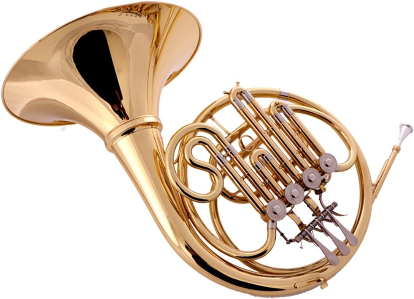 French Horn Instrument B flat 4 keys single row