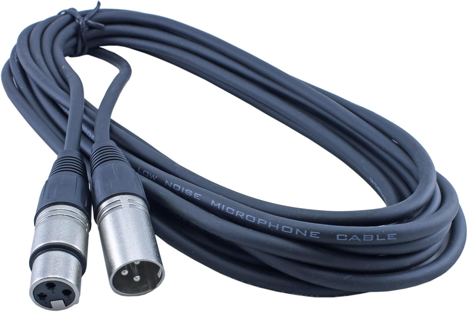 20 Pack 10 Foot Male to Female 3 Pin XLR Mic Cable