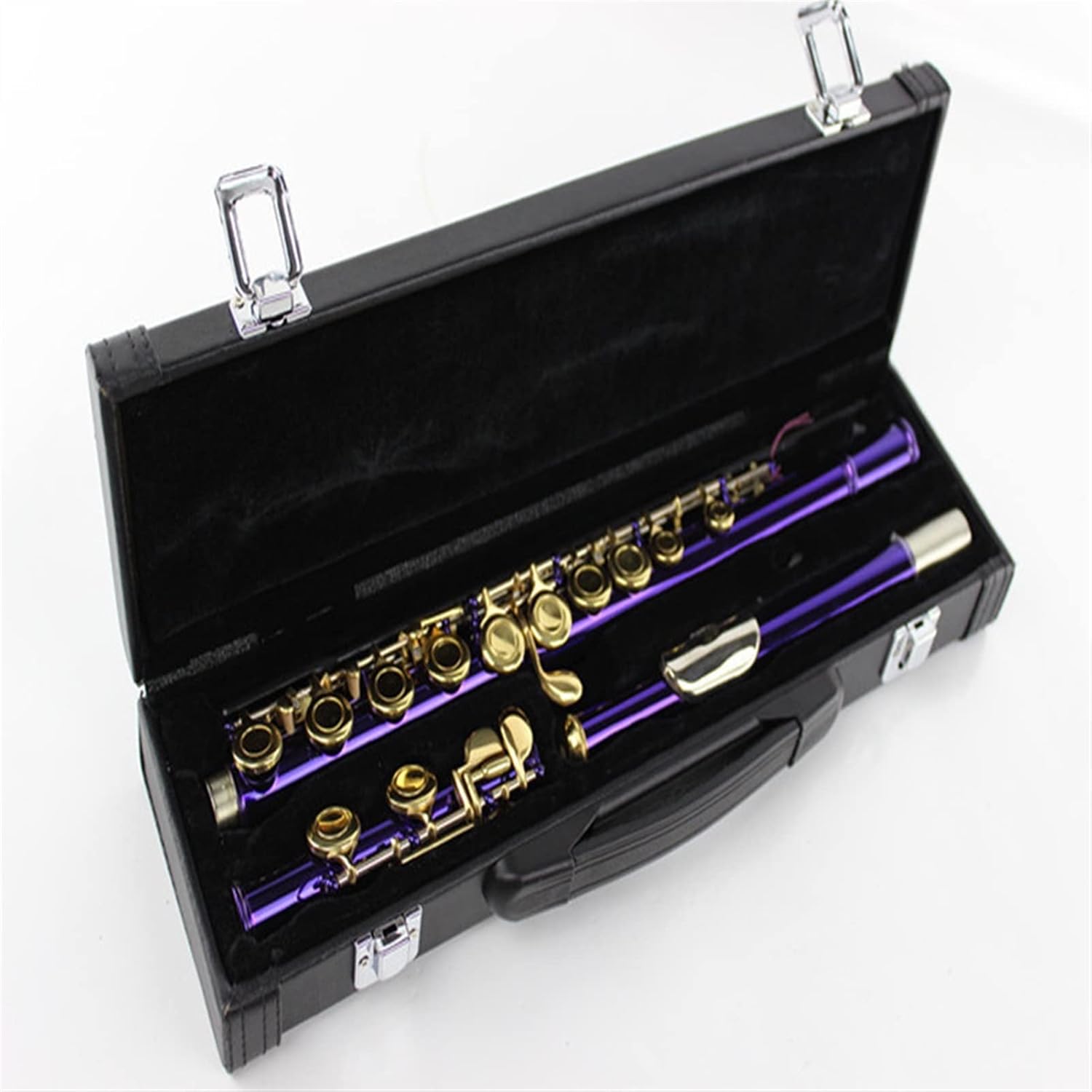 ZUZU Wind Instrument Flute 16 Hole Closed Hole C Flute B Tail E Key Peach Purple Lacquer Jin Jian Beginners Flute