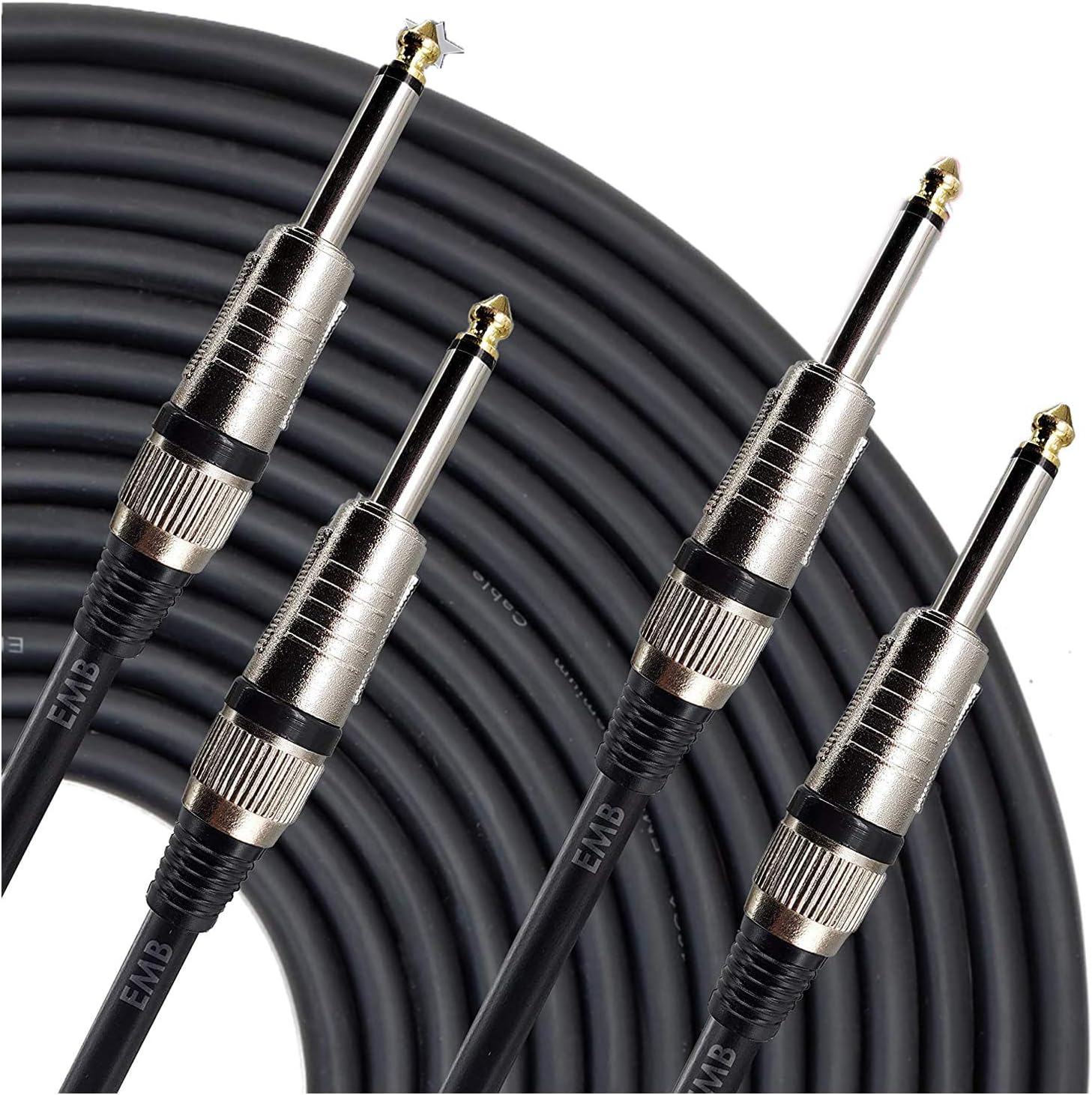 Mackie CR Series Studio Monitor (CR3-X) 3 Inches Creative Reference Multimedia Studio Monitor 50W Power with Pair of EMB Cables (QTQ) and Gravity Magnet Phone Holder Bundle