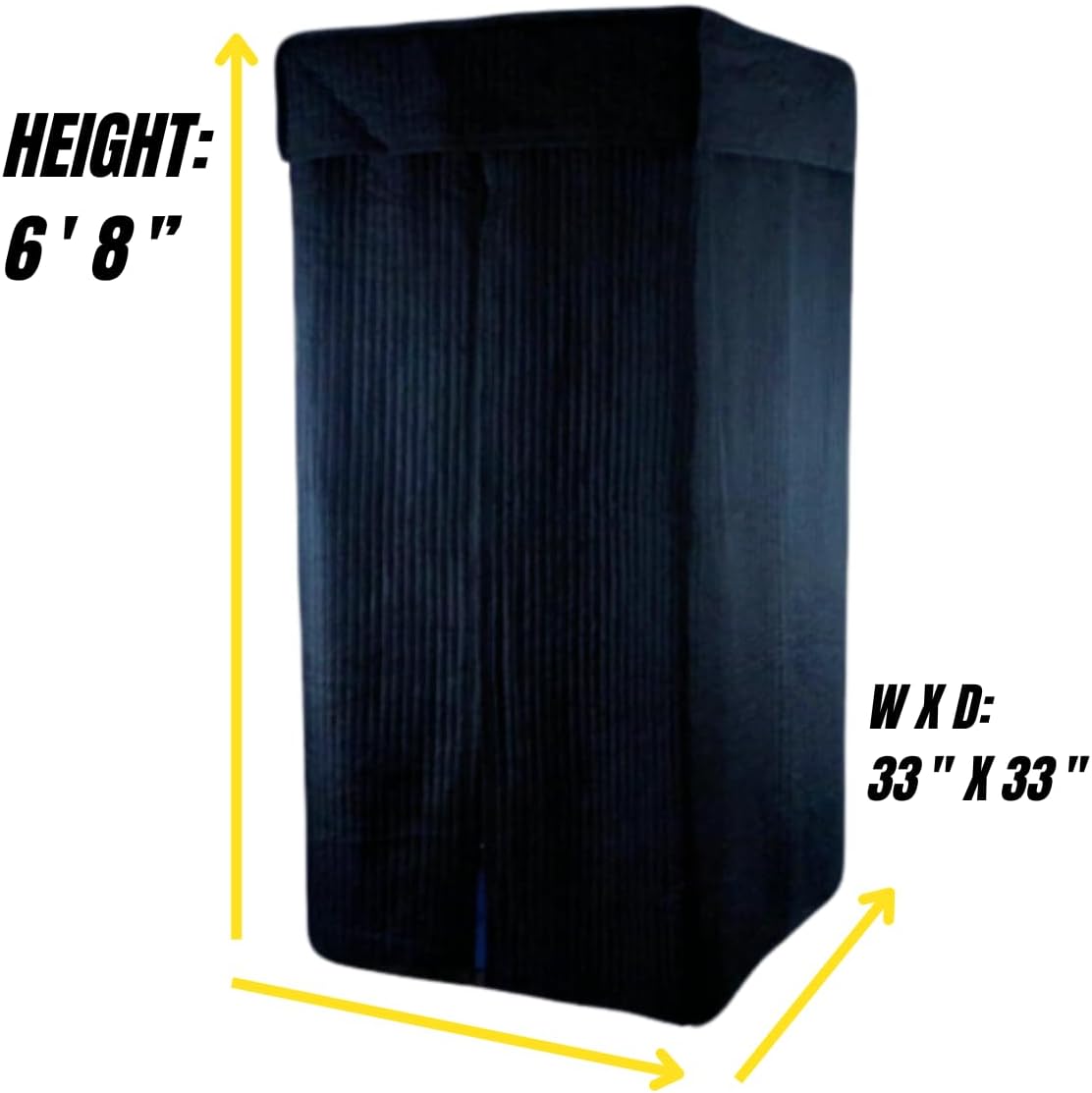 Portable Vocal Booth for Crystal-Clear Audio Recording With Multi-Color LED Lights and Travel Bag