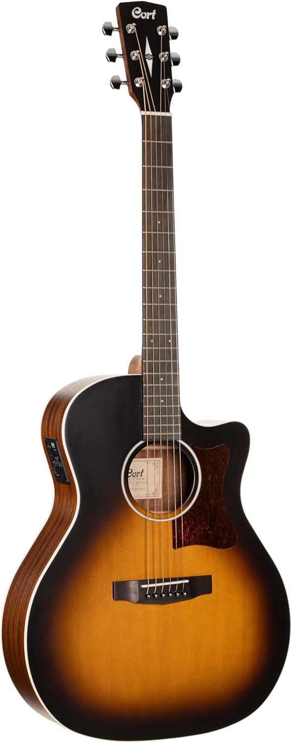 Cort GA1E Grand Regal Series Grand Auditorium A/E Guitar Sunburst
