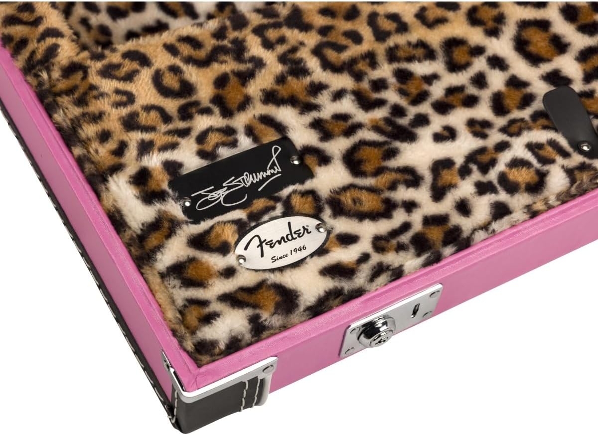 Joe Strummer Strat/Tele Case, Pink Leopard