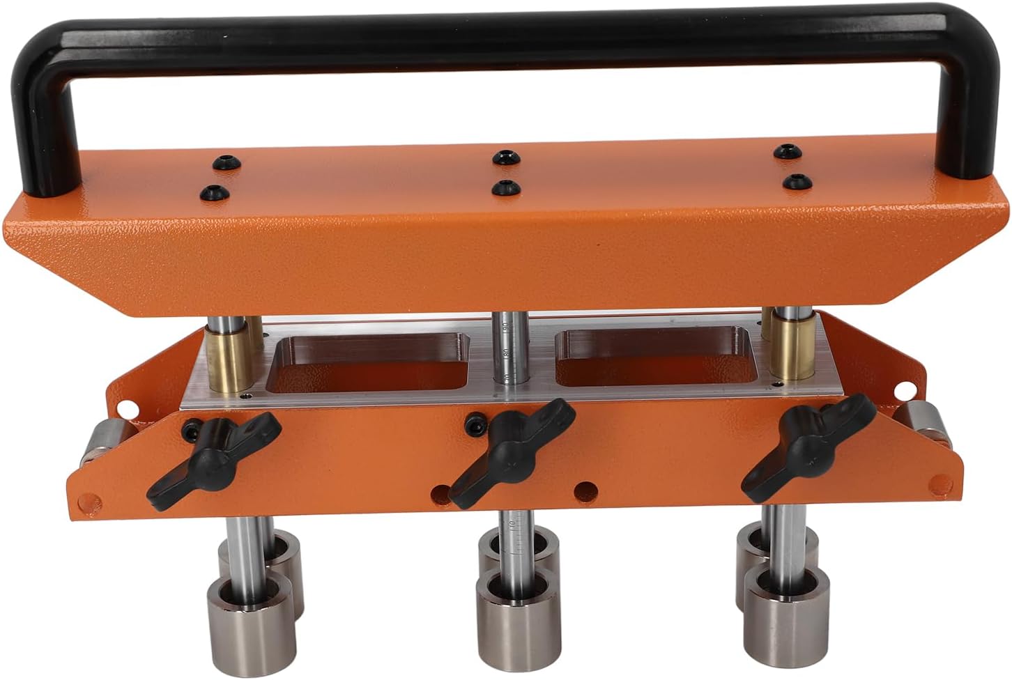 Sheet Metal Bender, Three Station Roller with V Shaped Roller, Bending Anglefor Steel, Copper, Accurate Depth for Industrial Production and Household Use