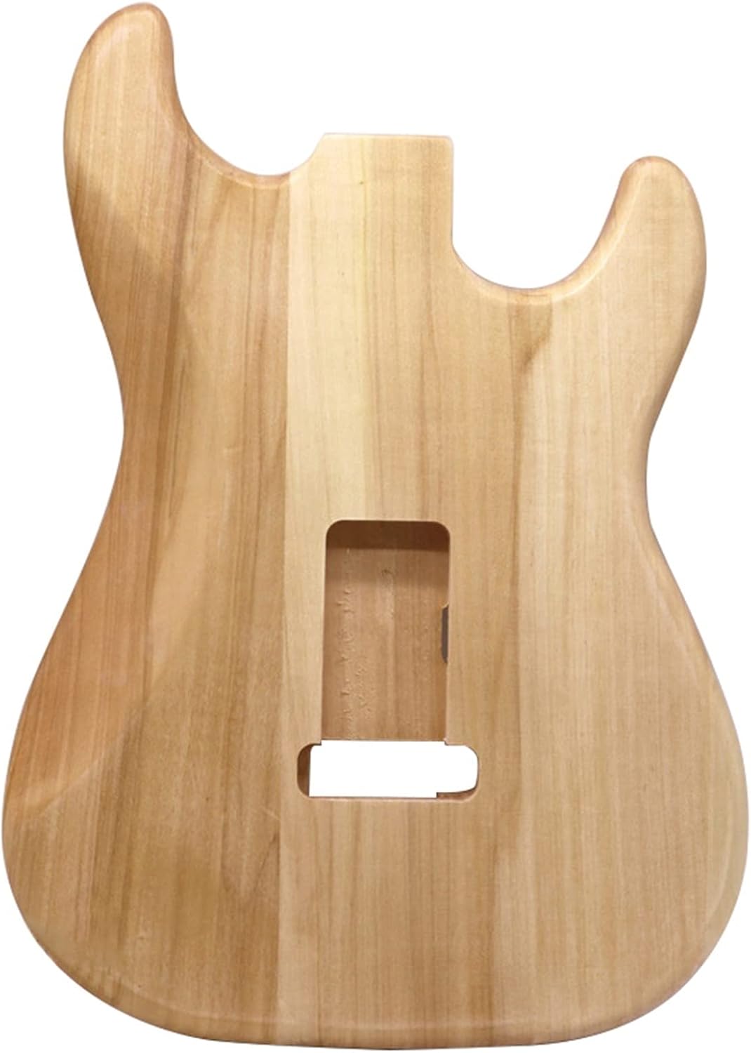Left Hand Electric Guitar Body Poplar Wood Natural Color 5.7CM Pocket Width DIY Guitar Kit