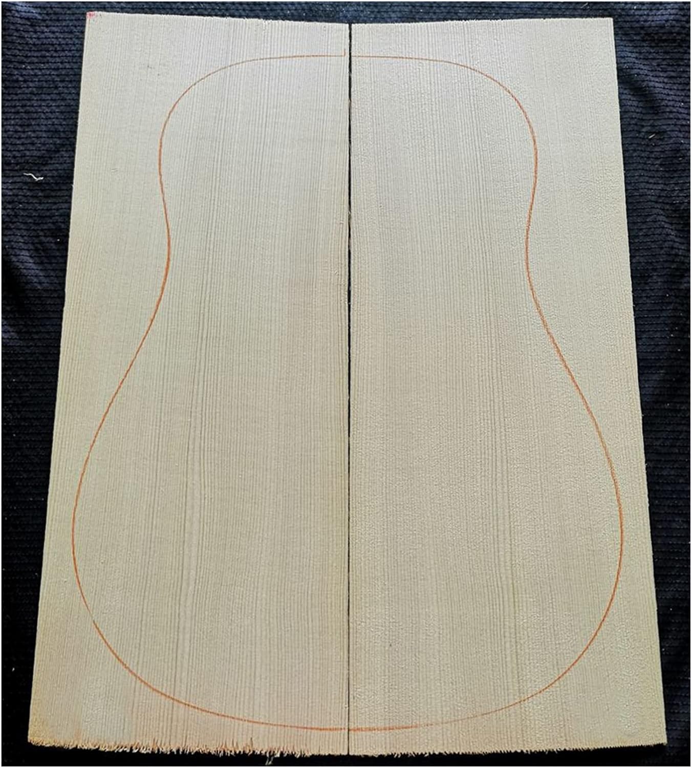 TSTS Spruce Full Veneer Guitar Panel Spruce Making Guitar Wood Guitar DIY Accessory (Color : 6)