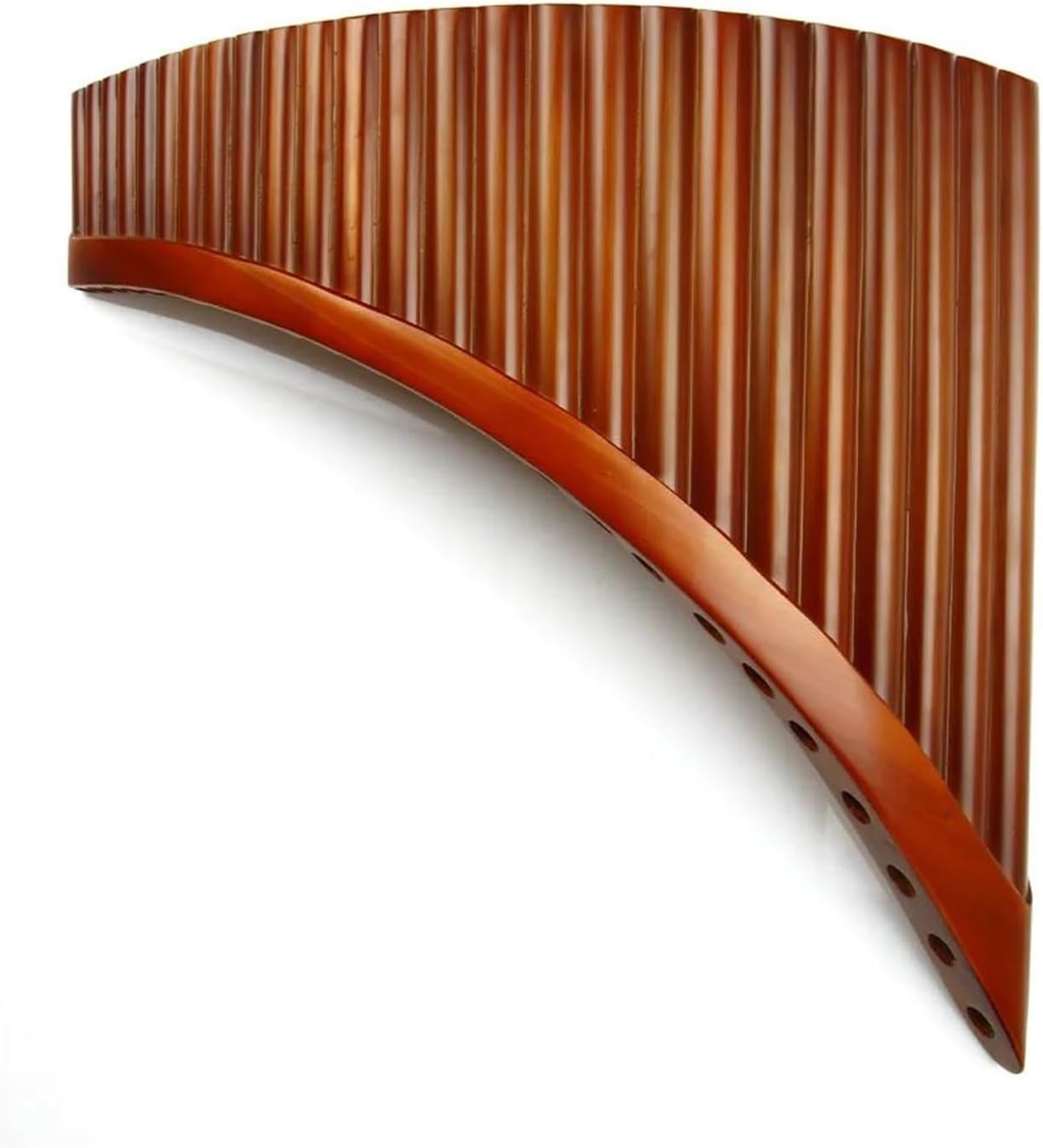 25 Pipe C Key Pan Flute C Key Handmade Pan Flute Professional Practice Woodwind Traditional Instrument Bamboo 25 Pipes(LEFT)