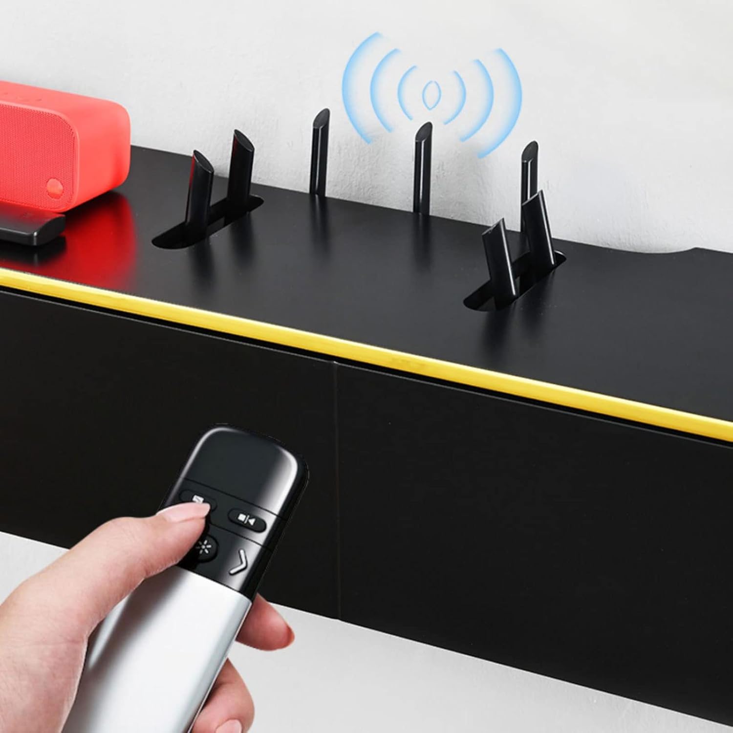 Wall Shelf Floating Shelf Wall mounted TV Shelf TV Stand TV Media Console Set-top box Router Storage Shelf TV Background Wall Decorative Shelf Wall Mount Corner Shelves TV board Display shelves