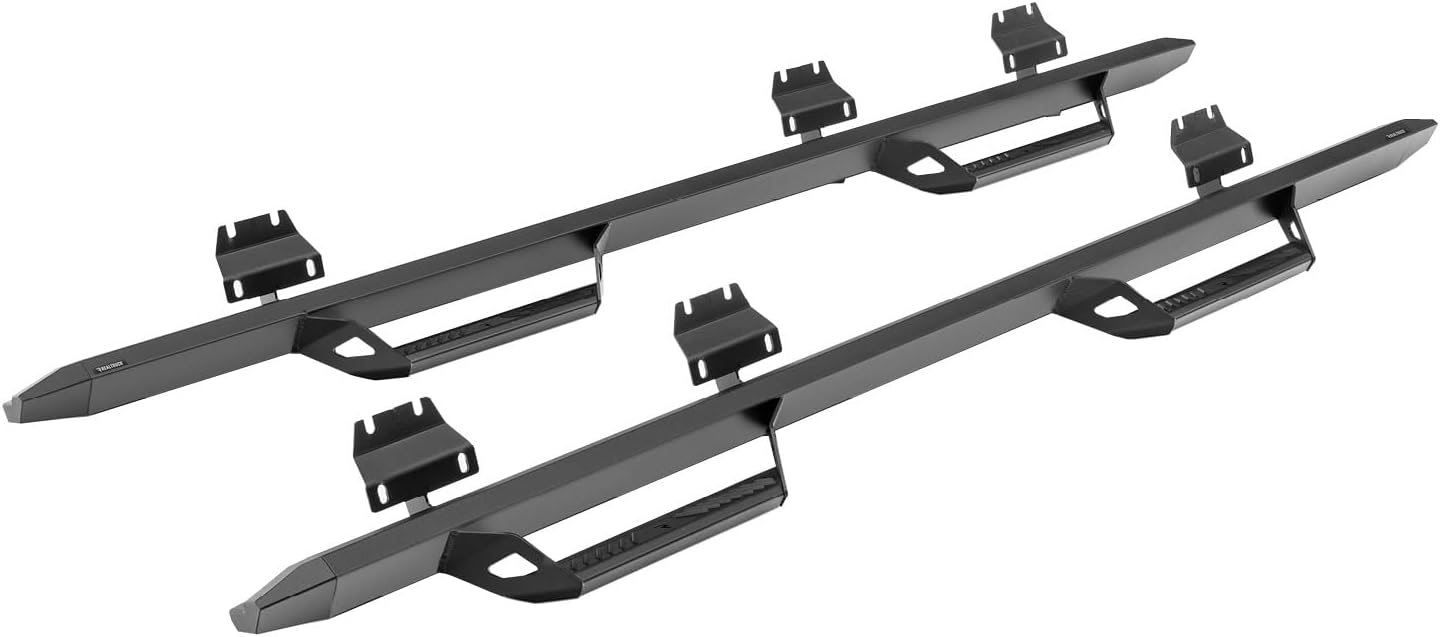 RealTruck Predator Pro Steps for 4Runner | Cab Length, Rust-Proof Aluminum, Textured Black | PRT1458R-TX | Fits 2010-2024 Toyota 4 Runner won't fit Limited, TRD Sport, Nightshade and 10-13 SR5 Models