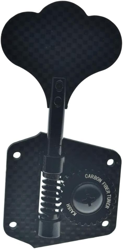 KAISH 28:1 Carbon Fiber Bass Tuners Carbon Bass Tuning Machines Bass Tuning Keys for Jazz Bass or Precision Bass