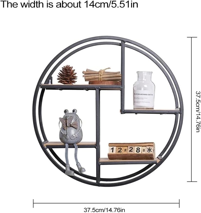 Floating Shelves Creative Modern Home Decor Wood Wall Mount Flower Planter Book Storage Shelf Rack Potted Holder Stand Room Background Wall Decor Wall Mounted Shelf