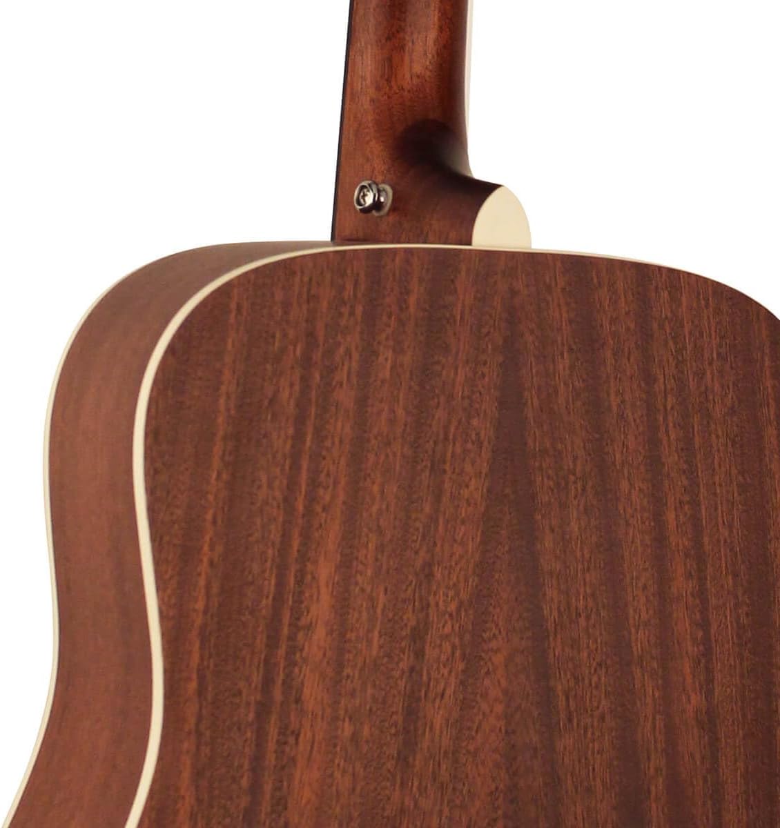 Cort EARTH70OP Dreadnought Acoustic Guitar Solid Spruce Top, Natural Open Pore