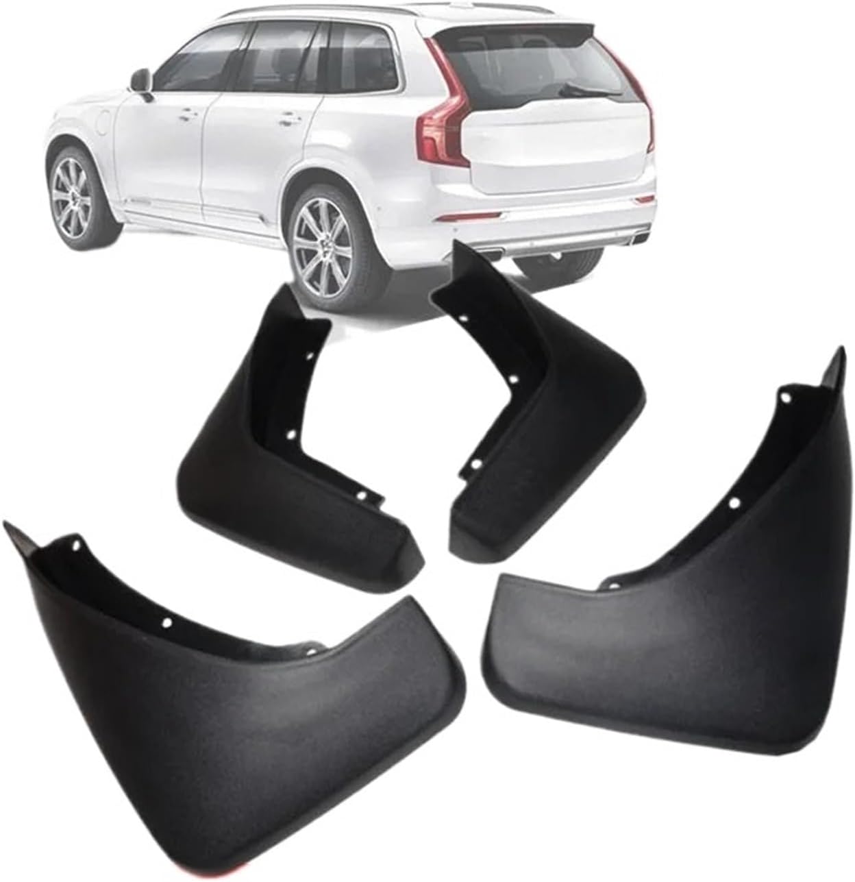 fender flares universal car， Compatible for Volvo Xc60 Xc90 Car Modification Tire Mudguard Wheel Mudflap Fender Protector Skin Guard For Vehicle Off-road Muddy Terrain(15-20 XC90)