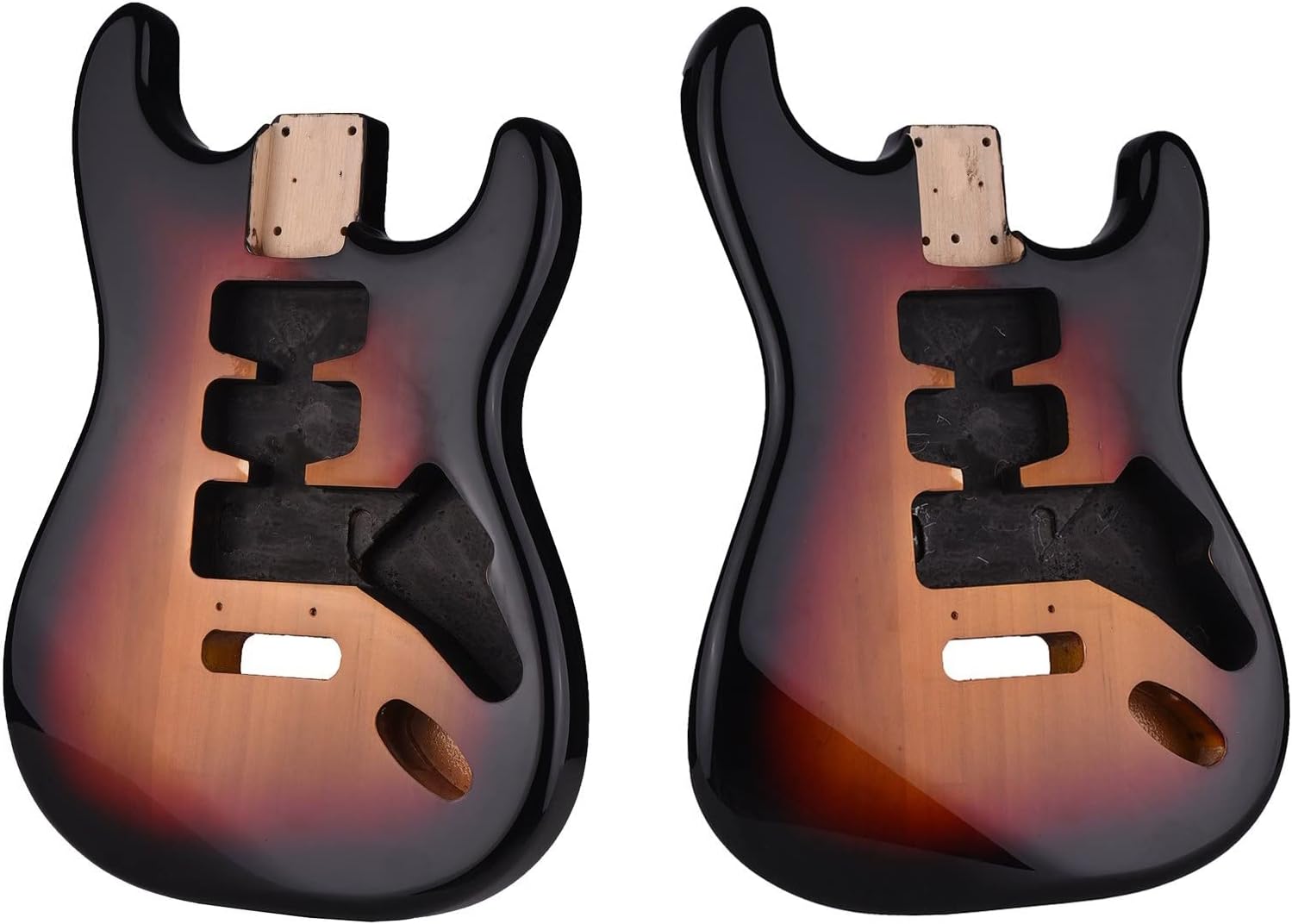 TSTS Electric Guitar Body Unfinished Alder Wood Blank Electric Guitars DIY for ST Guitar Parts Guitar DIY Accessory