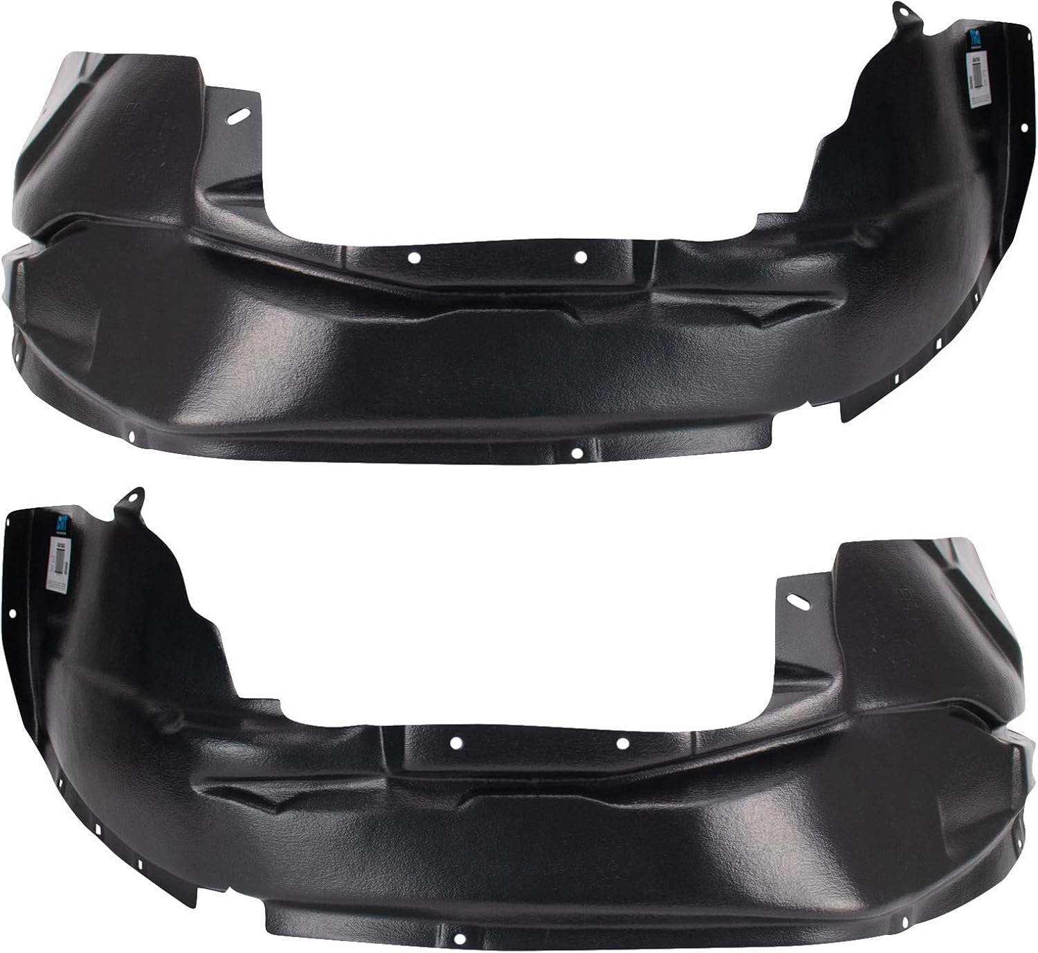TRQ Inner Fender Liner Set Compatible with 2007-2010 Jeep Patriot CH1248134 CH1249134