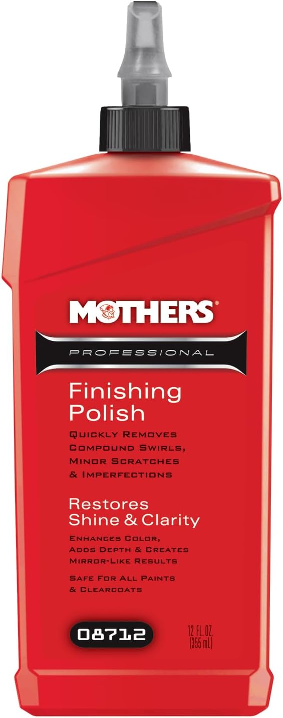 Mothers 08712-6PK Professional Finishing Polish - 12 oz., (Pack of 6)