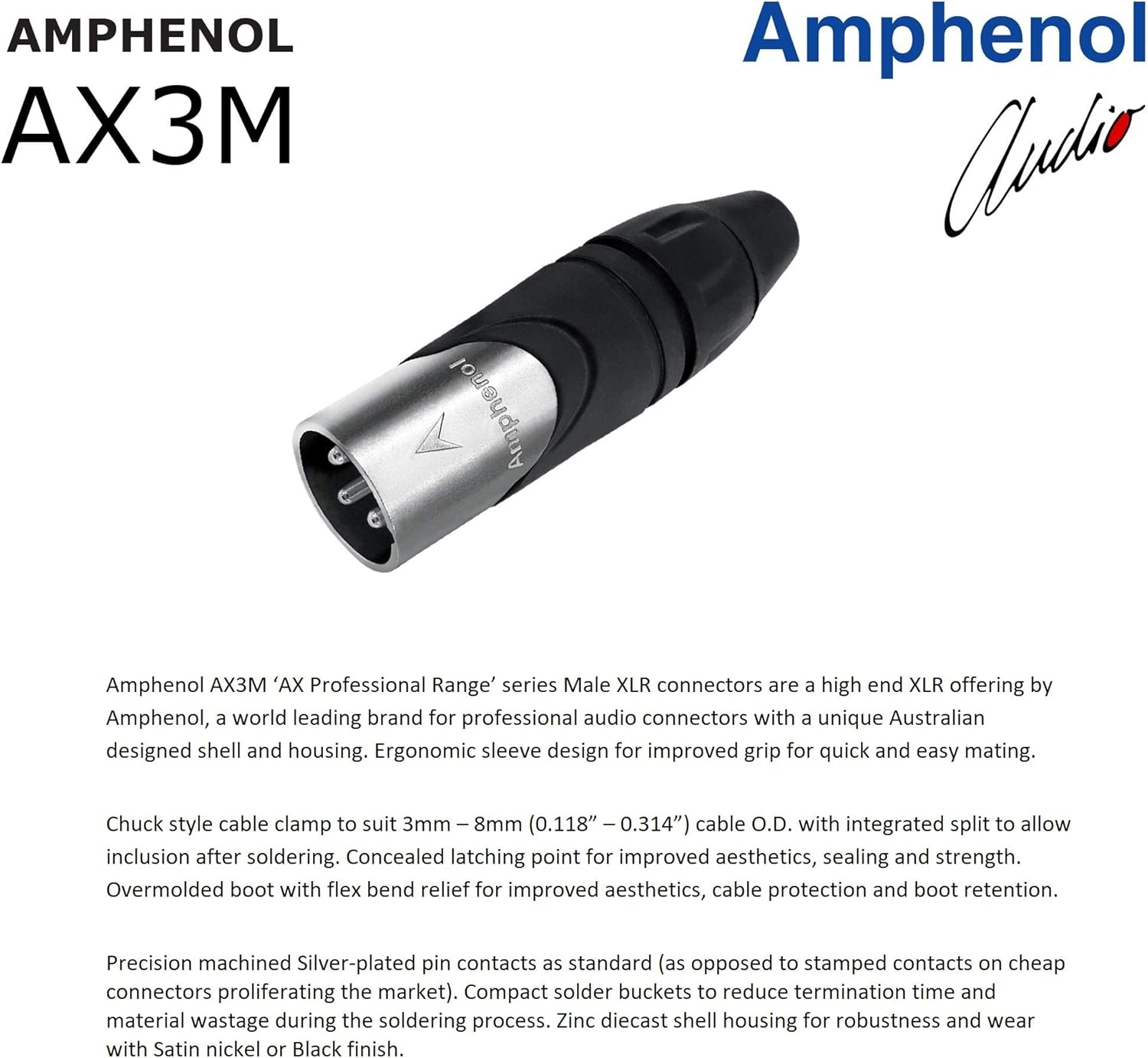 5 Units - 12 Foot - Canare L-4E6S, Star Quad Balanced Male To Female Microphone Cables With Amphenol AX3M & AX3F Silver XLR Connectors - CUSTOM MADE By WORLDS BEST CABLES