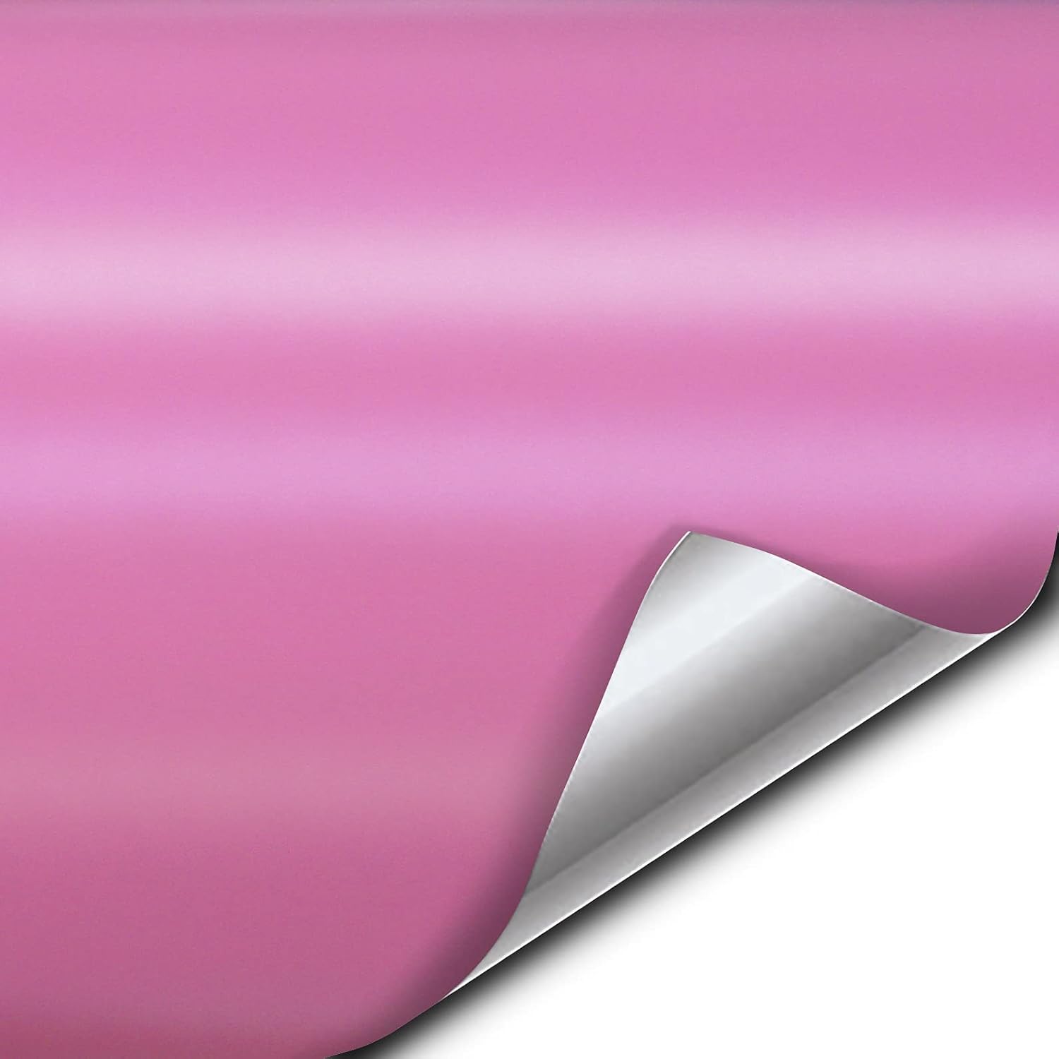 Matte Rose Pink 5ft x 10ft 50sq ft Cast Vinyl Decal Bubble-Free Car Wrap Interior