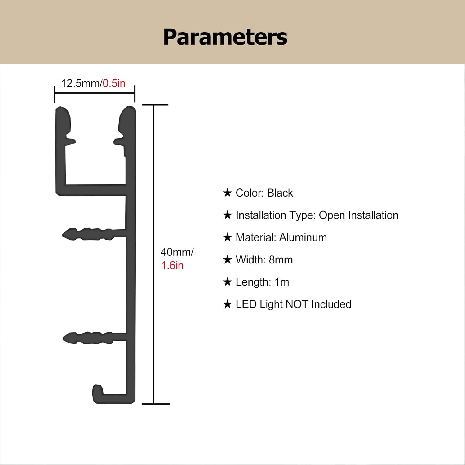 HAIXHX Aluminum Channel Baseboard 10 Pack 3.3ft LED Baseboard Lighting Aluminum Channel for Wall Corner, Wall Mount LED Channel with Cover, Skirtingboard Baseboard LED Channel for Bedroom Kitchen