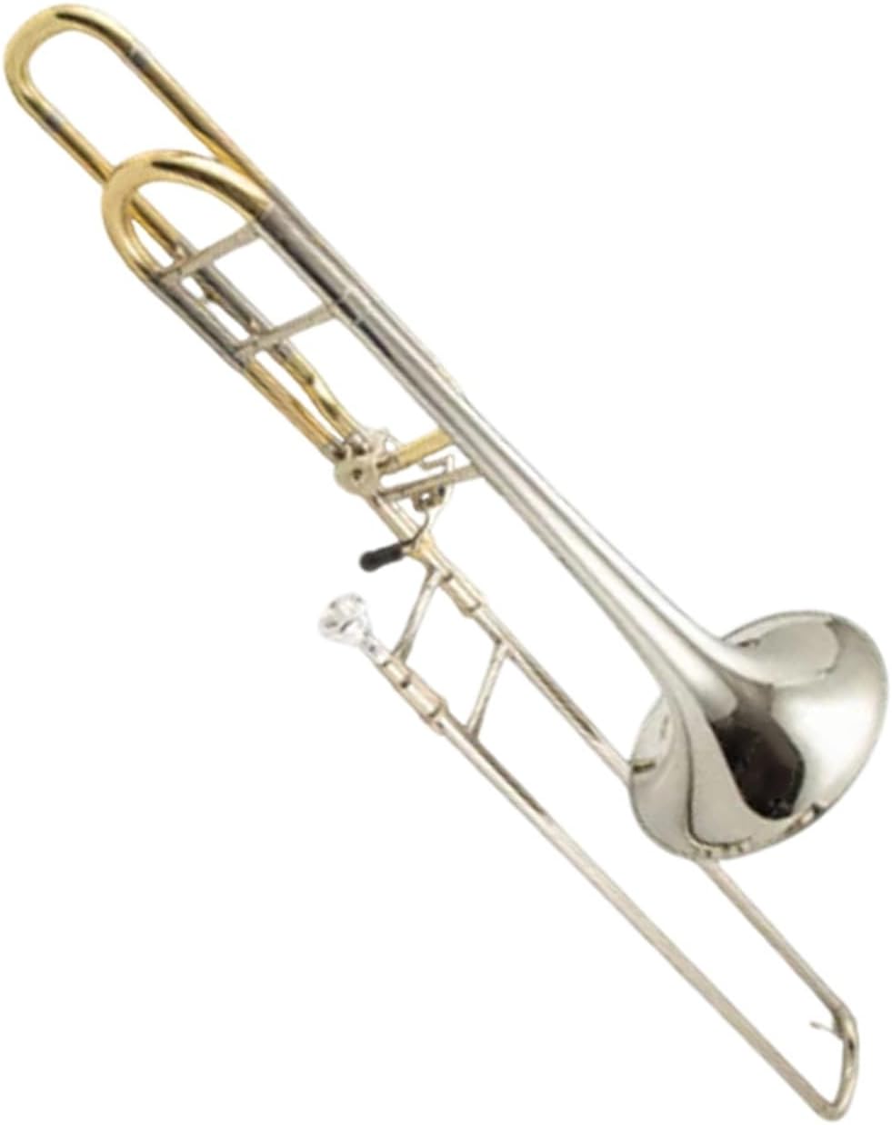 Adult Trombone Instrument Professional B Flat Beginner Adult Instrument Pitch Changer Made Of Brass(3)