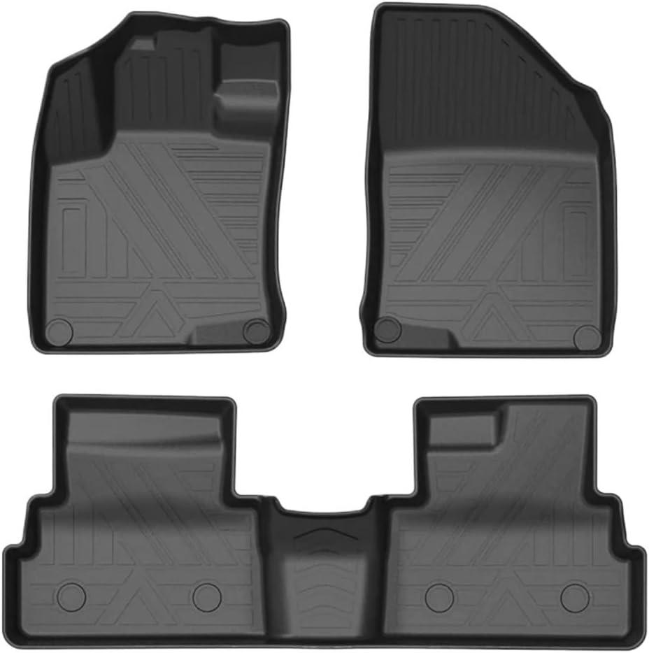 Compatible with Geely COOLRAY 2019-2024 Car Floor Mats All-Weather TPE Foot Mats Pad Tray Mat Interior Accessories