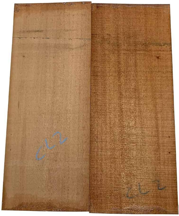 Dreadnought Guitar Back and Sides Set, Best Luthier Tonewood Collection for Guitar Back and Side Set Wood (Honduran Mahogany)