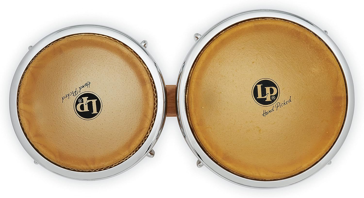 Latin Percussion LP Generation II® Bongos, Natural/Chrome