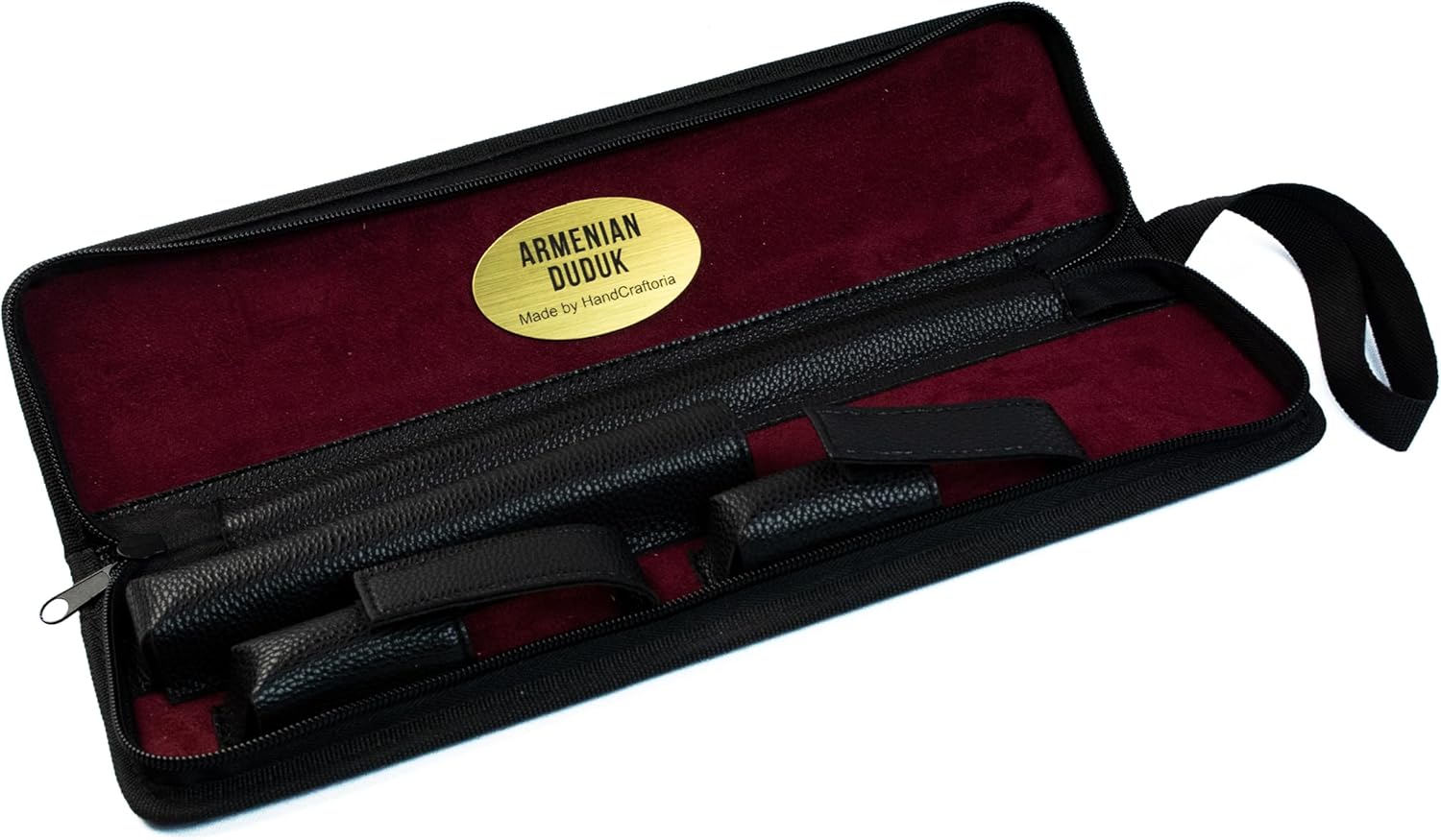 Armenian duduk instrument from Apricot wood with Eco-leather case