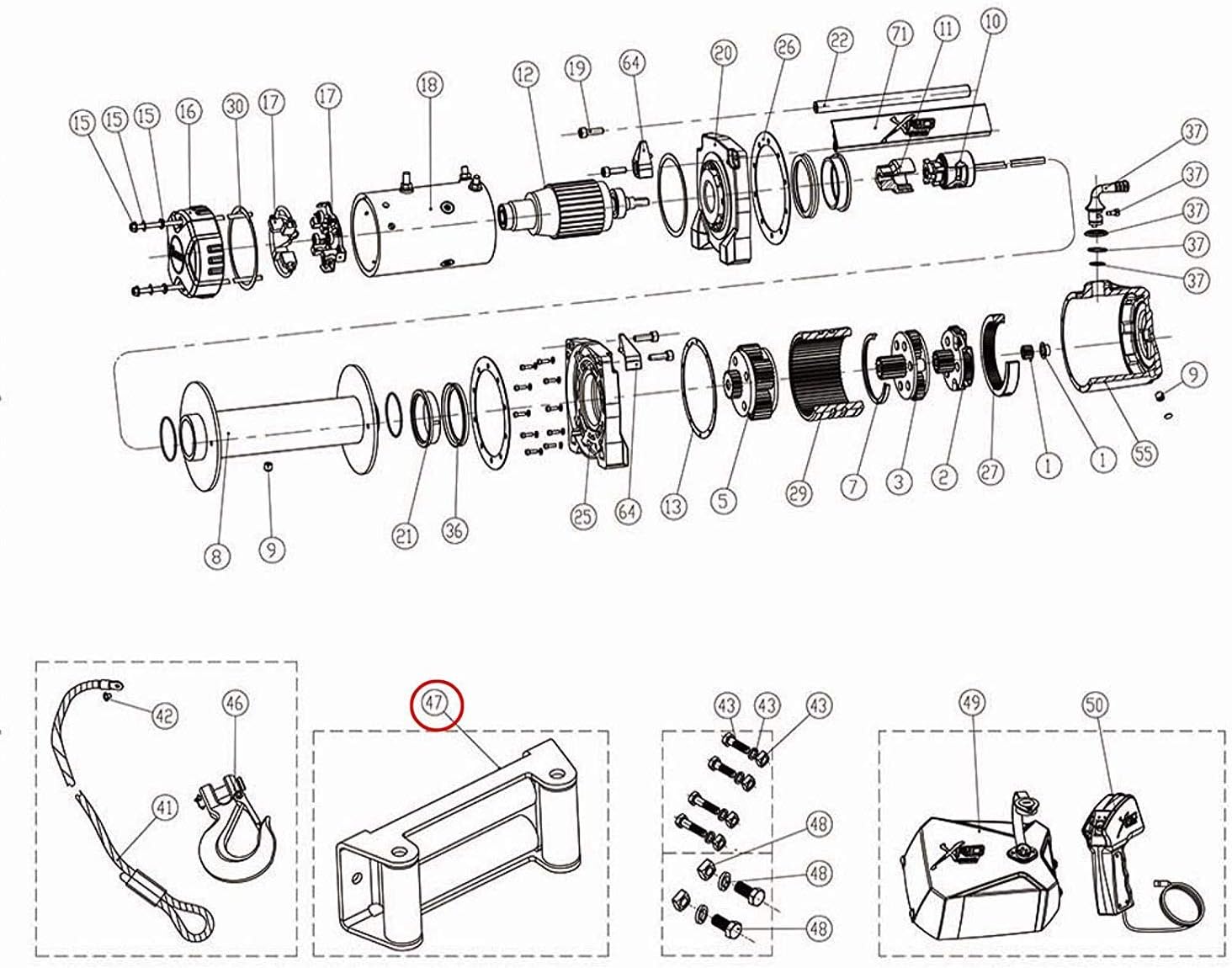 SmittyBilt ROLLER FAIRLEAD - SB97495-47