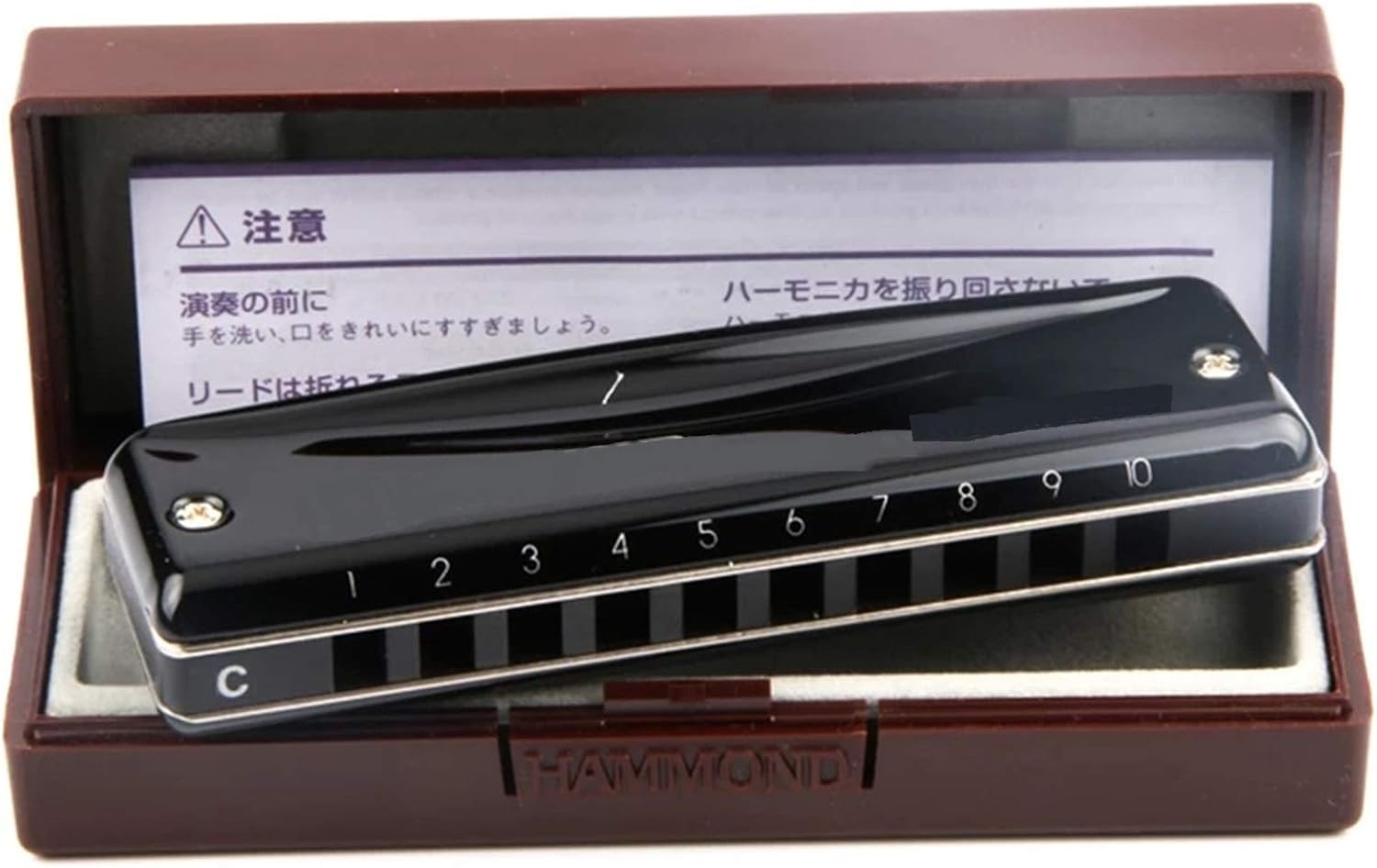 SUOFEILAIMU Diatonic Harmonica 10 Holes Blues Harp Key C Mouth Organ Professional Musical Instruments (Color : Key of Db)