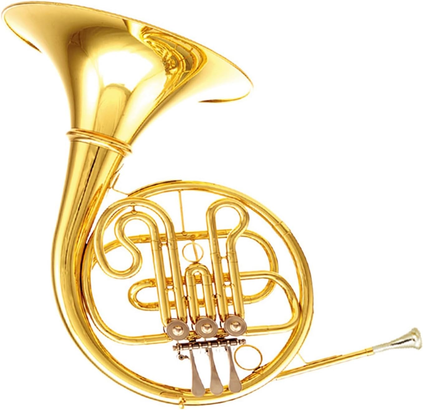 4 Key French Horn French Horn Instrument B Flat F Tune Four Key Double Row Suitable For Beginners
