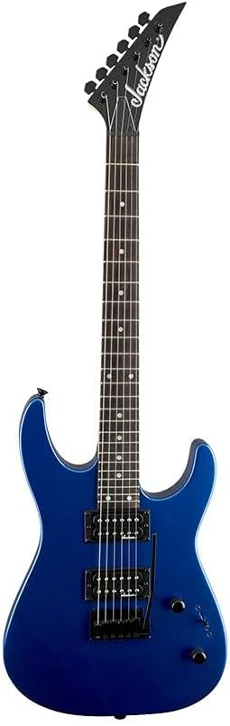 Jackson JS Series Dinky JS12 6-String Right-Handed Electric Guitar with Amaranth Fingerboard (Metallic Blue)