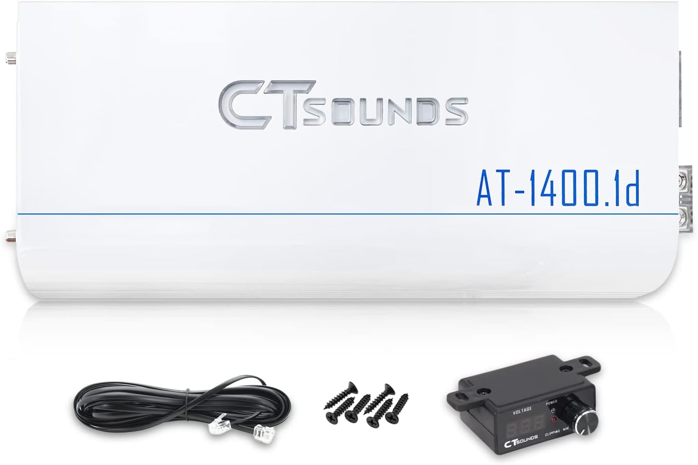 CT Sounds ATv2-1400.1d 1800 Watt Strappable Class D Car Monoblock Amplifier