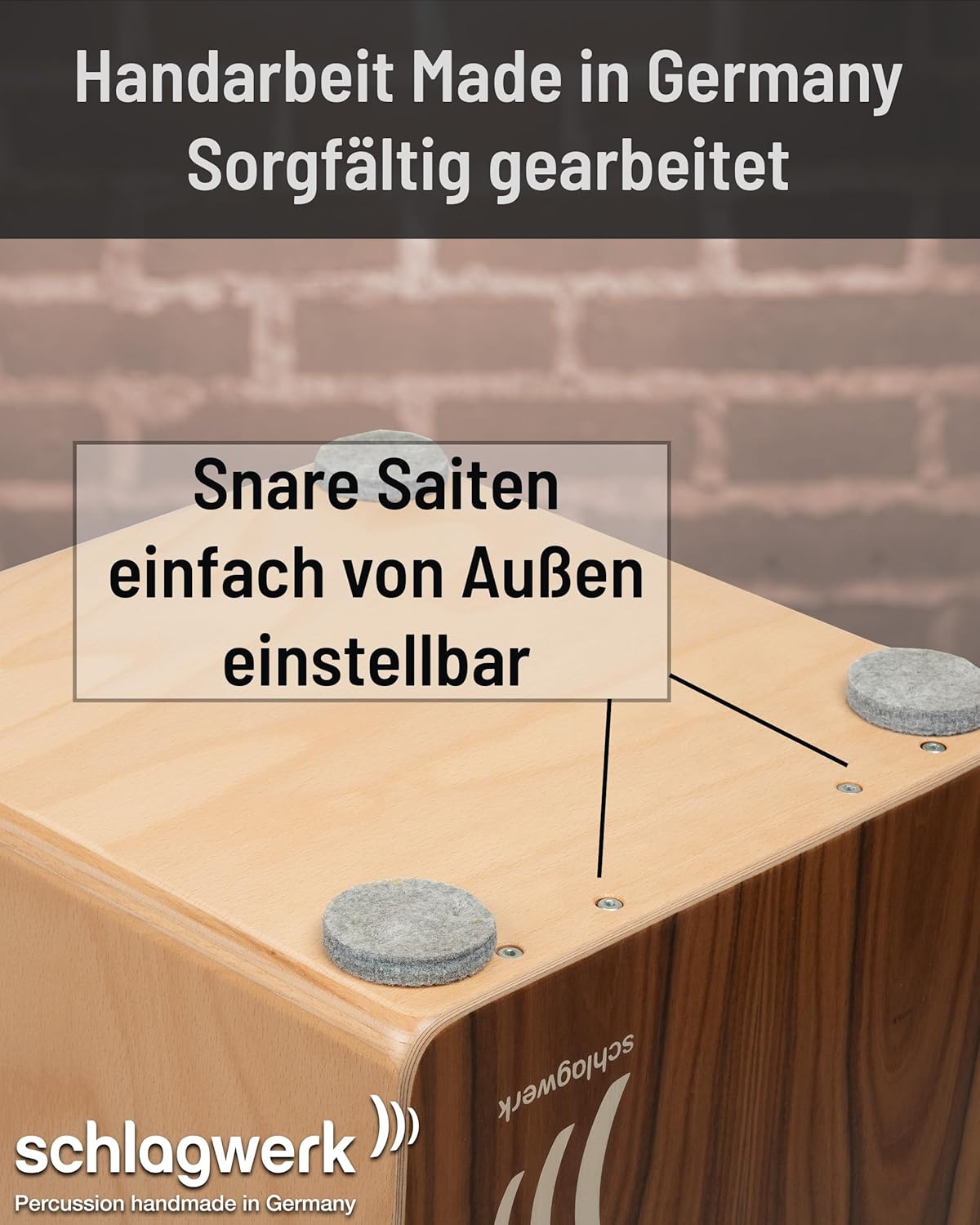 Schlagwerk CP605 Fineline Comfort Series Snare Cajon - Morado