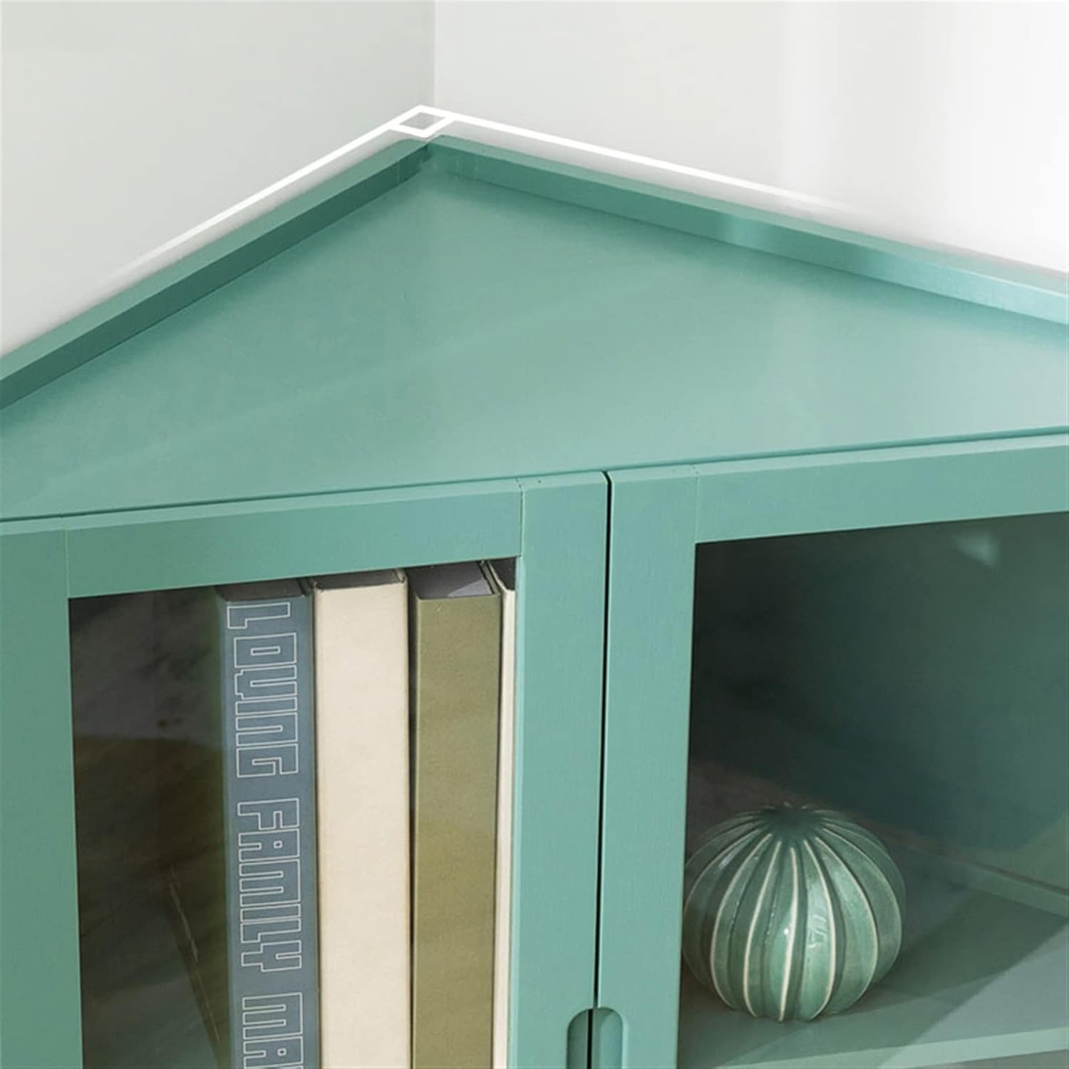 Book Shelf Corner Bookcase 3 Tier Display Cabinet Storage Rack Organizer Display Storage Unit Office Bedroom Living Room Furniture Bookshelves