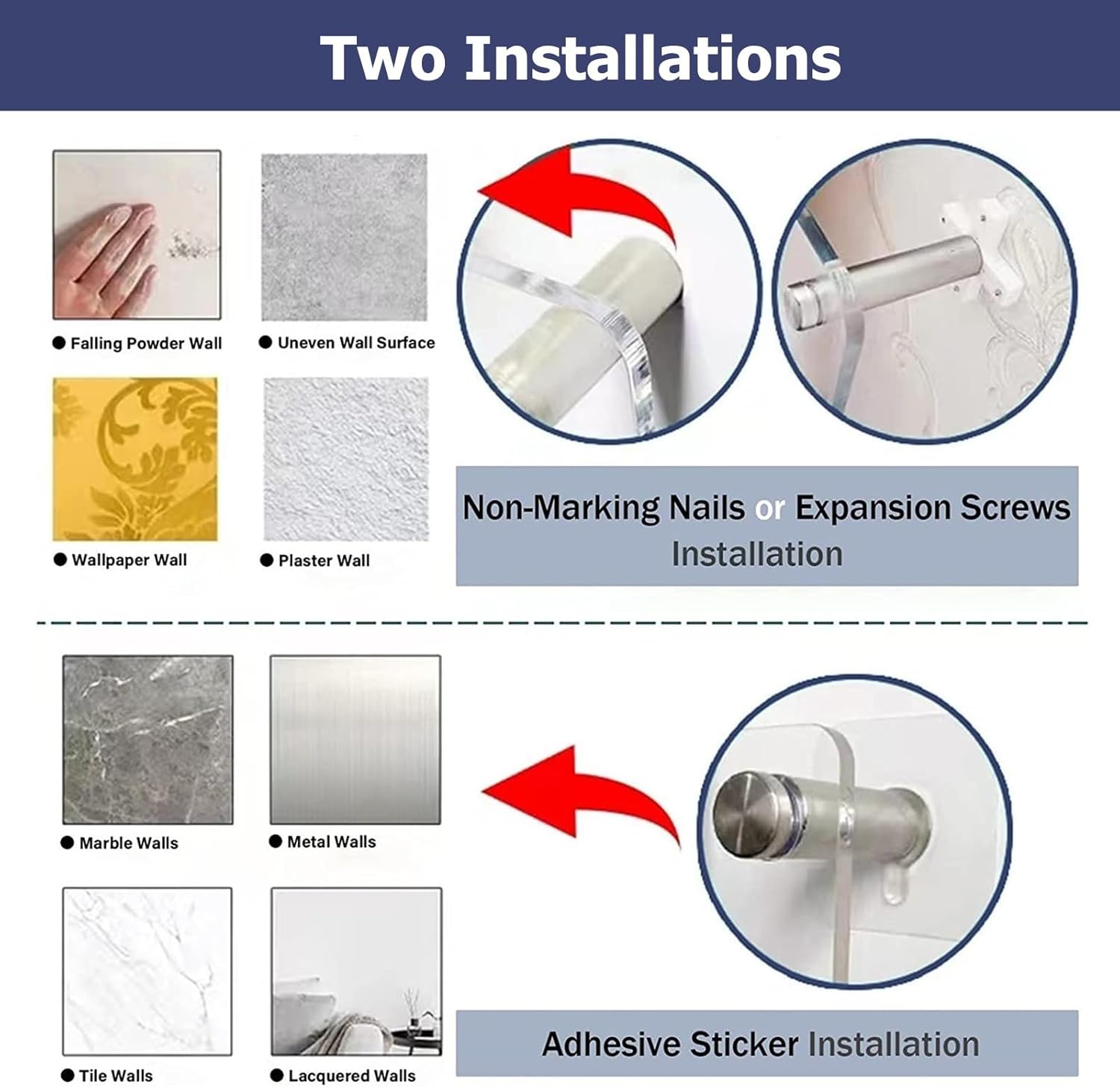 Acrylic Brochure Holder Wall Mount Bookshelf Wall Mount for Kids/Nursery/Corner, 16 24 30 40 47 Inches Heavy Duty Floating Magazine Rack for Office Room/Bedroom/Living Room/Hotel Lobby/Beauty Salon(Or