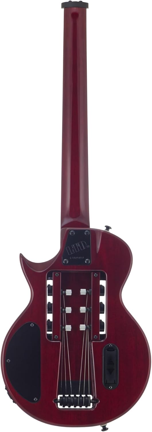 Traveler Guitar LTD EC-1 Deluxe (See Thru Black Cherry) Electric Travel Guitar w/Gig Bag