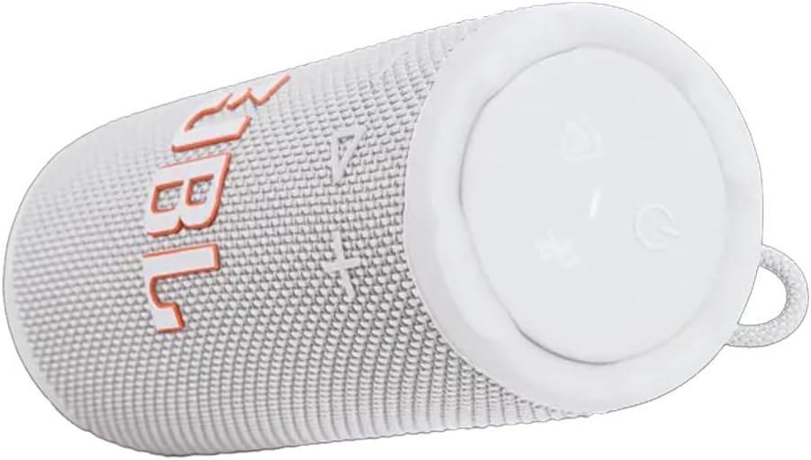 JBL Grip Compact Portable Bluetooth Speaker Bundle with gSport Case (White)
