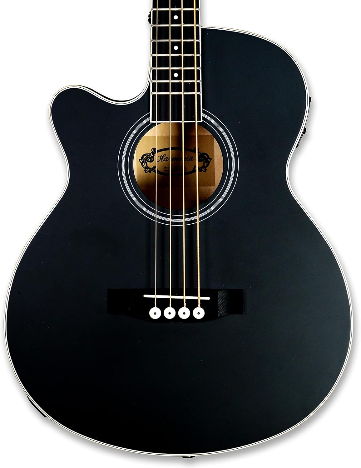 TARIO Left-handed 4 String Electric Acoustic Bass spruce top Mahogany back & sides (left hand)