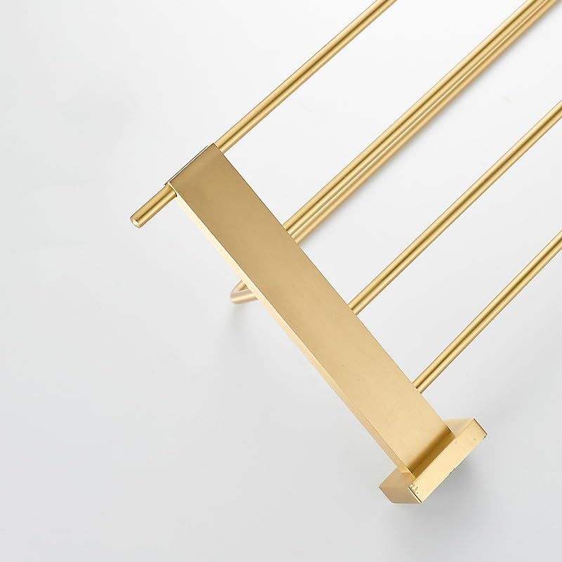 VIDI Bathroom All Copper Towel Rack Set, No Punching Hanging Accessories