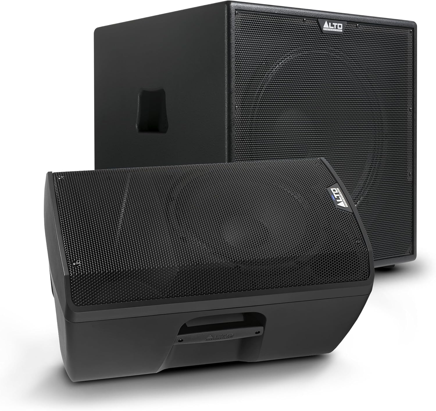 ALTO TX415 and TX18S Powered PA Speaker and Subwoofer Bundle for Live Performances, Events, Karaoke, Public Address, Presentations